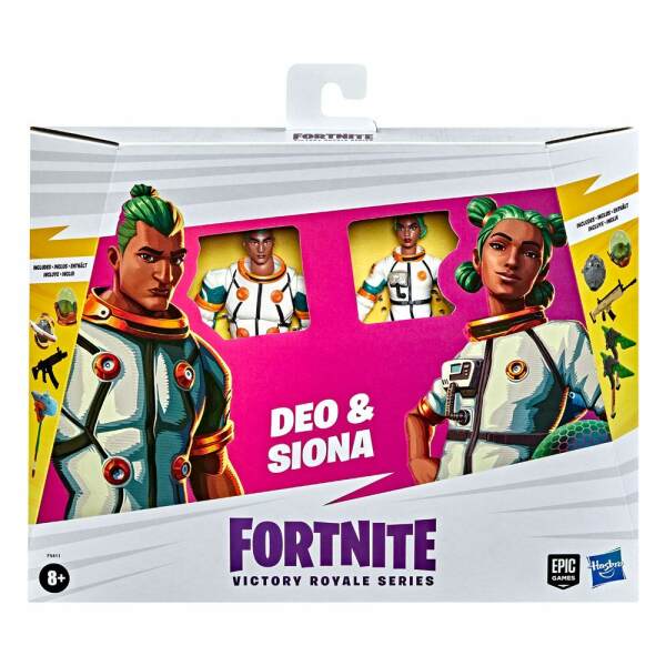 Figuras Deo & Siona Fortnite Victory Royale Series 2022 Battle Royale Pack 15 cm Hasbro - Collector4U.com
