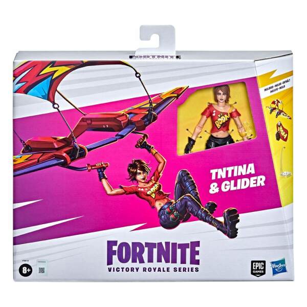 Figuras TNTina & Glider Fortnite Victory Royale Series 2022 Battle Royale Pack 15 cm Hasbro - Collector4U.com