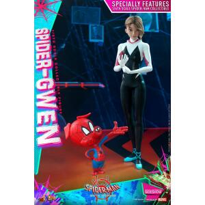 Figura Spider-Gwen Spider-Man: Un nuevo universo, Movie Masterpiece 1/6 Hot Toys 27 cm - Collector4u.com
