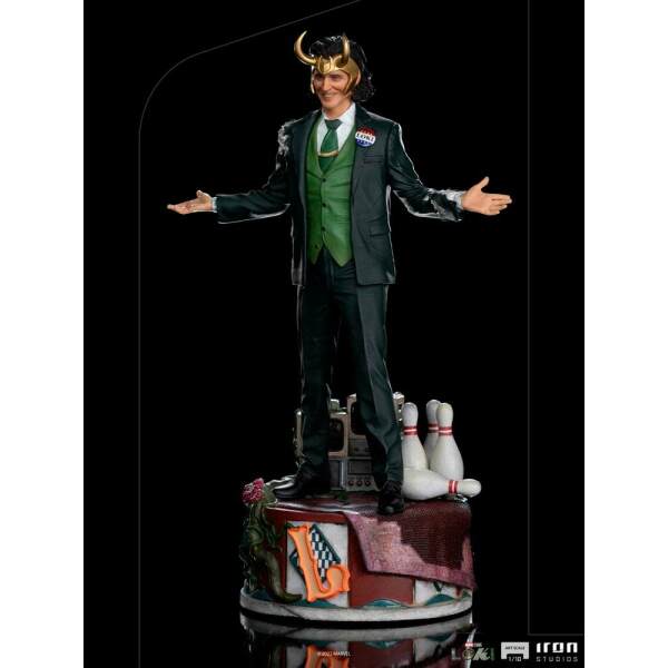 Estatua Loki President Variant Loki Marvel 1/10 Art Scale 25cm Iron Studios - Collector4U.com