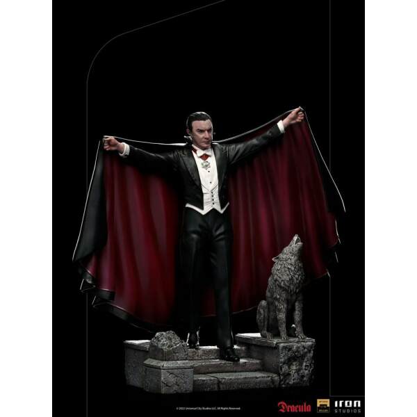 Estatua Drácula Deluxe Universal Monsters 1/10 Art Scale 22cm Iron Studios - Collector4U.com