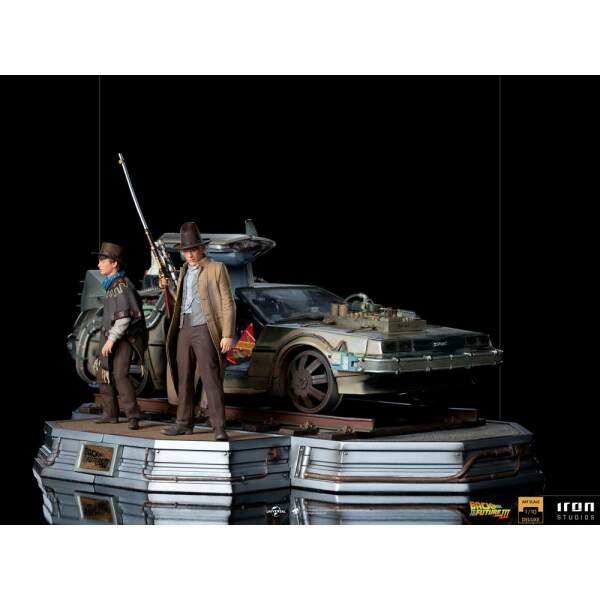 Estatuas Regreso al Futuro III 1/10 Art Scale Full Set Deluxe 57 cm Iron Studios - Collector4U.com