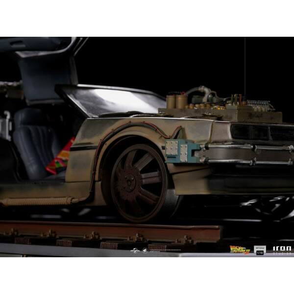 Estatua DeLorean Regreso al Futuro III 1/10 Art Scale 57 cm Iron Studios - Collector4U.com
