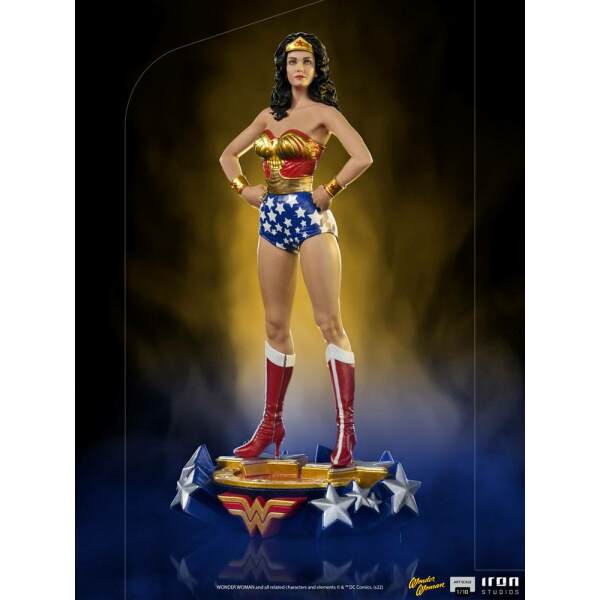 Estatua Wonder Woman Lynda Carter DC Comics 1/10 Deluxe Art Scale 23 cm Iron Studios - Collector4U.com