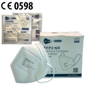 Kangju Mascarillas de protección respiratoria FFP2 NR CE0598 (20 unidades) - Collector4u.com