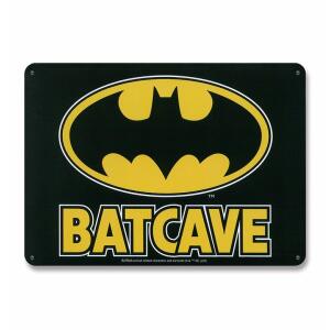 Placa de Chapa Batcave Batman DC Comics 15x21cm - Collector4U.com