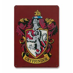 Placa de Chapa Gryffindor Harry Potter 15 x 21 cm Logoshirt - Collector4U.com