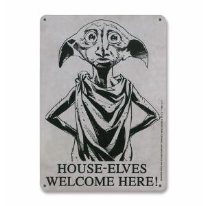 Placa de Chapa House-Elves Harry Potter 15 x 21 cm Logoshirt - Collector4U.com