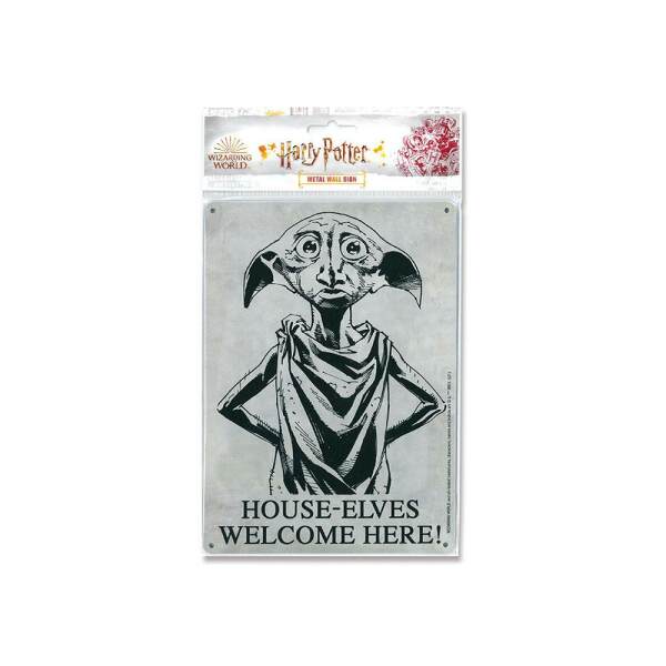 Placa de Chapa House-Elves Harry Potter 15 x 21 cm Logoshirt - Collector4U.com