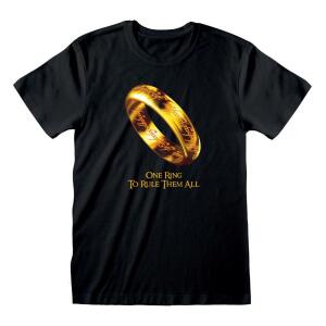 Camiseta One Ring To Rule Them All El Señor de los Anillos talla L - Collector4u.com