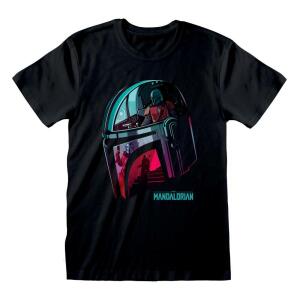 Camiseta Helmet Reflection Star Wars The Mandalorian talla L - Collector4u.com