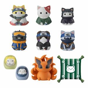 Figuras Nyaruto! Naruto Shippuden Mega Cat Project Once Upon A Time In Konoha Village Special Set 3 cm Megahouse - Collector4u.com