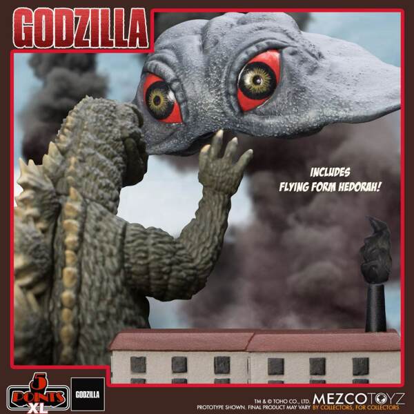 Figuras Godzilla Hedora la burbuja tóxica 5 Points XL Deluxe Box Set Mezco Toys - Collector4U.com