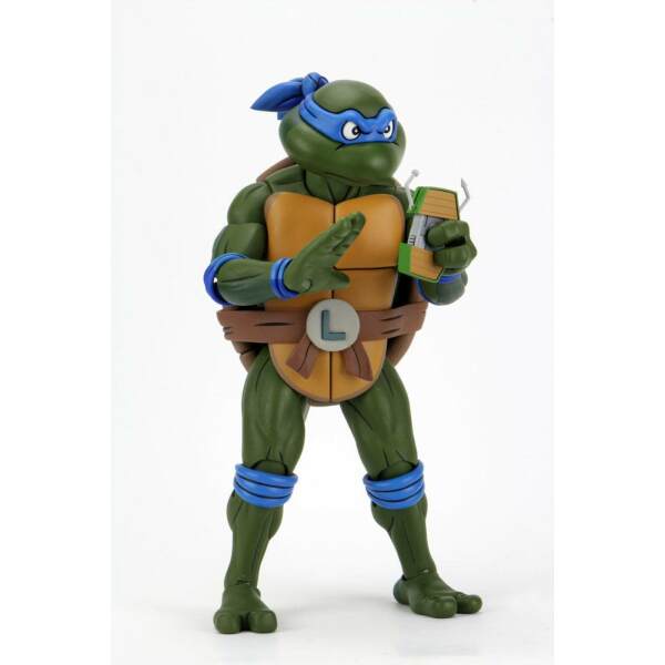 Figura Leonardo Tortugas Ninja 1/4 Giant-Size 38cm NECA - Collector4U.com