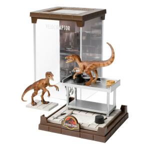 Diorama Velociraptors Parque Jurásico Creature PVC 18cm Noble Collection