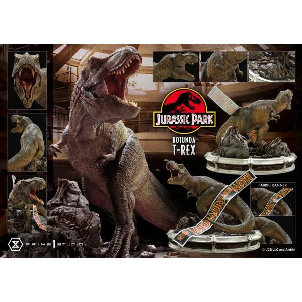 Estatua Rotunda T-Rex Jurassic Park 1/6 37cm Prime 1 Studio - Collector4u.com