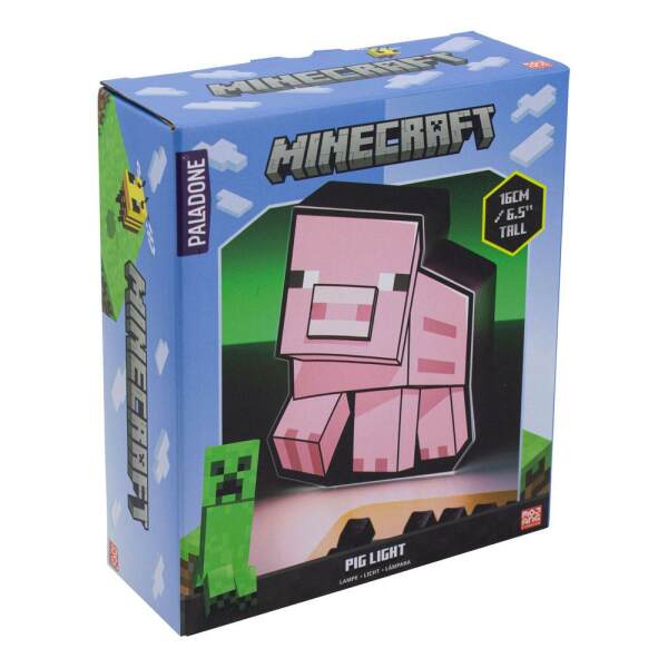 Lámpara Pig Minecraft 16cm Paladone - Collector4U.com