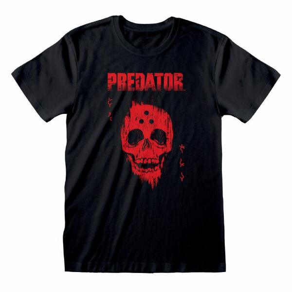Camiseta Red Distressed Skull Predator talla XL