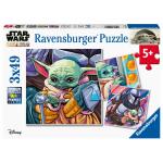Puzzle el Manddalorian Grogu Moments Star Wars (3×49 piezas) Ravensburger - Collector4u.com