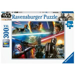 Puzzle el Mandalorian: Crossfire Star Wars (300 piezas) Ravensburger - Collector4u.com