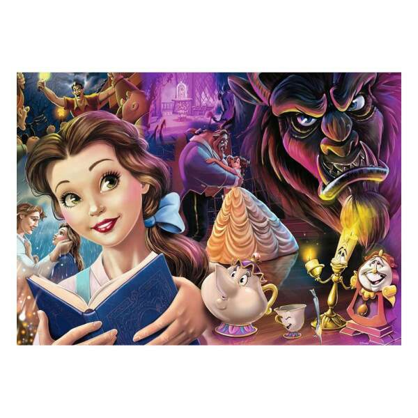 Puzzle Belle, Disney Princess Disney Villainous (1000 piezas) Ravensburger - Collector4U.com