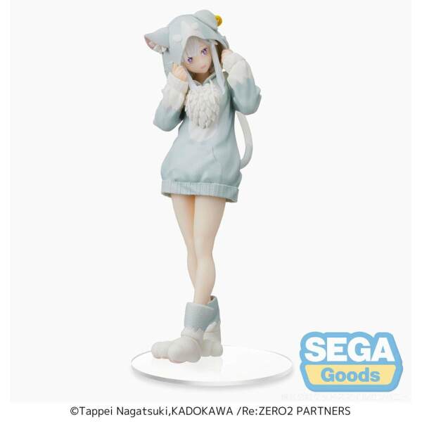 Estatua Emilia The Great Spirit Puck Re:Zero Starting Life in Another World PVC SPM 21cm Sega - Collector4U.com
