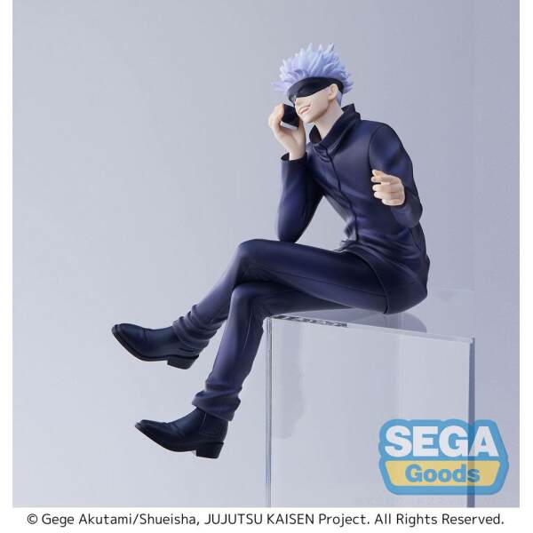 Estatua Perching Satoru Gojo Jujutsu Kaisen PVC PM 16cm Sega - Collector4U.com