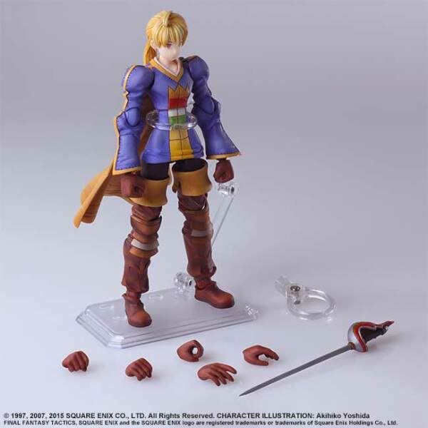 Figura Ramza Beoulve Final Fantasy Tactics Bring Arts 14cm Square Enix - Collector4U.com