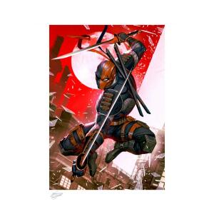 Litografia Deathstroke DC Comics 46 x 61 cm – Sin Enmarcar – Sideshow - Collector4u.com