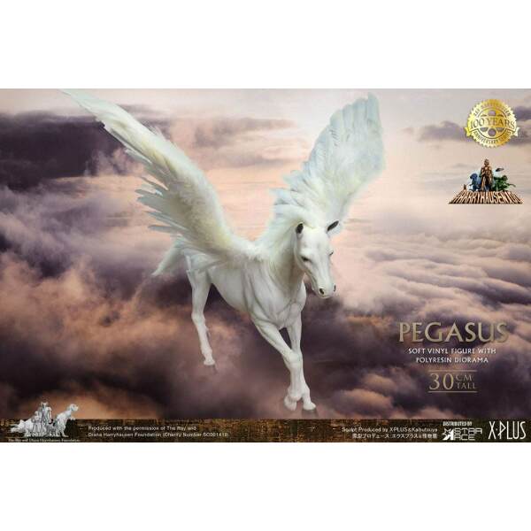 Estatua Pegasus Deluxe Ver. Furia de titanes Soft Vinyl Gigantic Ray Harryhausens 30cm Star Ace Toys - Collector4U.com