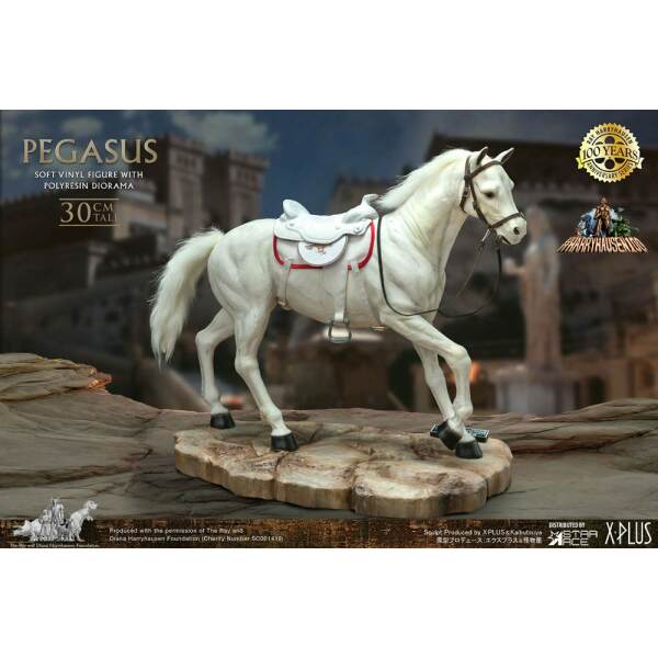 Estatua Pegasus Deluxe Ver. Furia de titanes Soft Vinyl Gigantic Ray Harryhausens 30cm Star Ace Toys - Collector4U.com