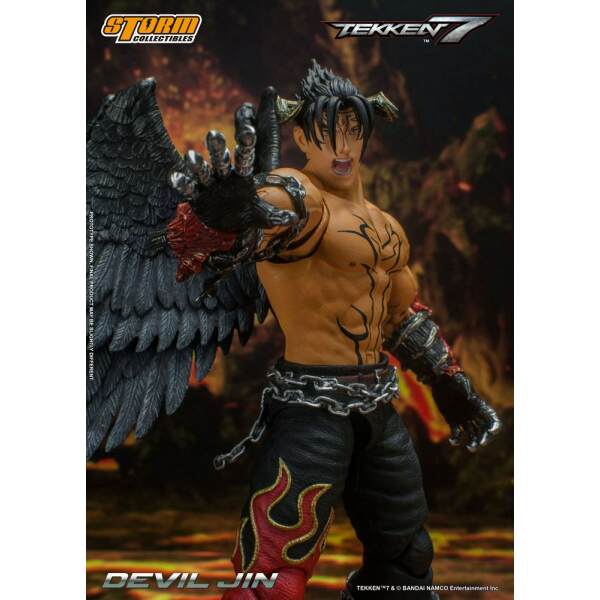 Figura Devil Jin Tekken 7 1/12 18 cm Storm Collectibles - Collector4U.com