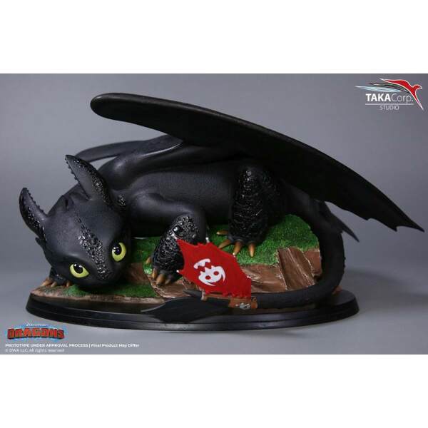 Estatua Toothless (Desdentado) Cómo Entrenar A Tu Dragón 1/8 PVC 30cm Taka Corp Studio - Collector4U.com