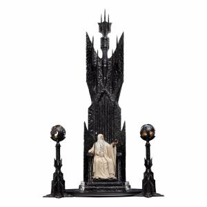 Estatua Saruman the White on Throne El Señor de los Anillos 1/6 110cm Weta Collectible - Collector4u.com