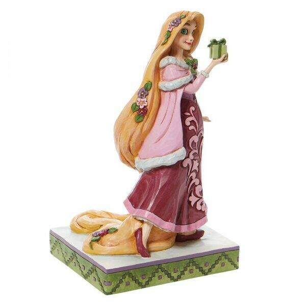 Figura decorativa Rapunzel con regalos Disney 19 cm Enesco - Collector4U.com