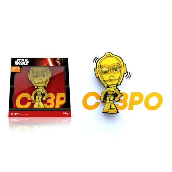 Mini Lámpara C3PO Star Wars infantil 3DLIGHTFX - Collector4U.com