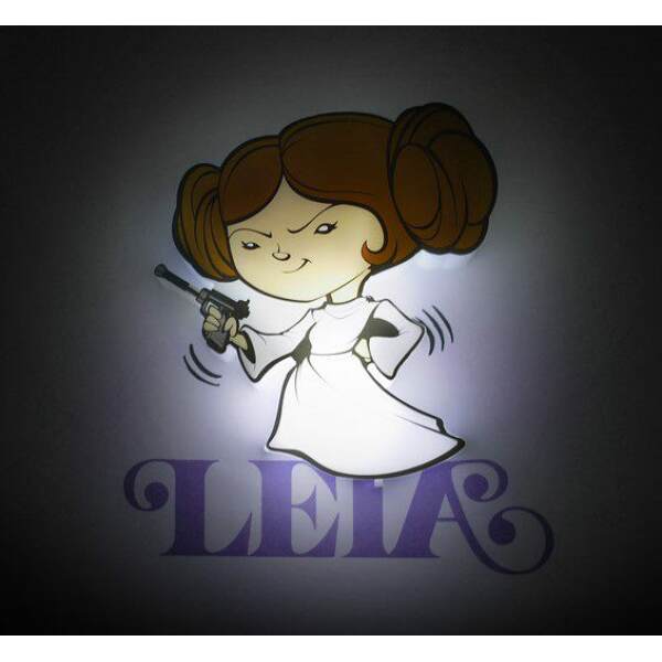 Mini Lámpara Leia Star Wars Infantil 3DLIGHTFX - Collector4U.com