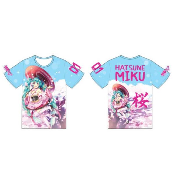 Camiseta Hanami Hatsune Miku talla S