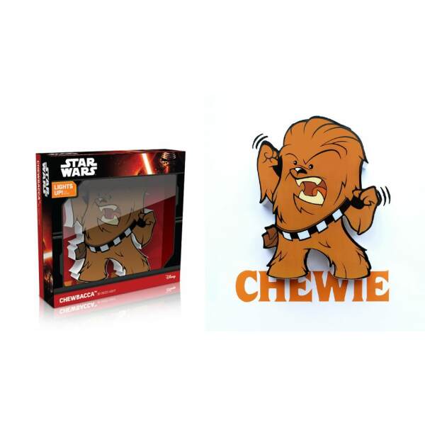 Mini Lámpara Chewie Star Wars Infantil 3DLIGHTFX - Collector4U.com