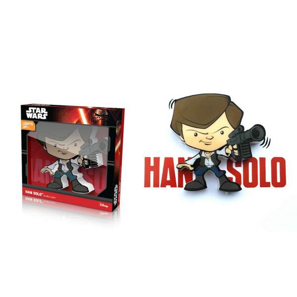 Mini Lámpara Han Solo Star Wars Infantil 3DLIGHTFX - Collector4U.com
