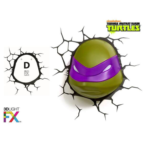 Lámpara 3D Rafael  las Tortugas Ninja 3DLIGHTFX - Collector4U.com