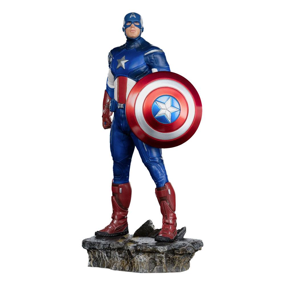 Estatua Capitán América Battle of NY The Infinity Saga BDS Art Scale 1/10 23cm Iron Studios