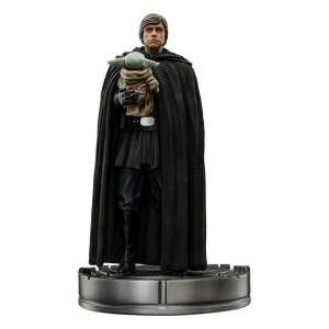 Estatua Luke Skywalker y Grogu Star Wars The Mandalorian 1/10 Art Scale 21cm Iron Studios - Collector4U.com