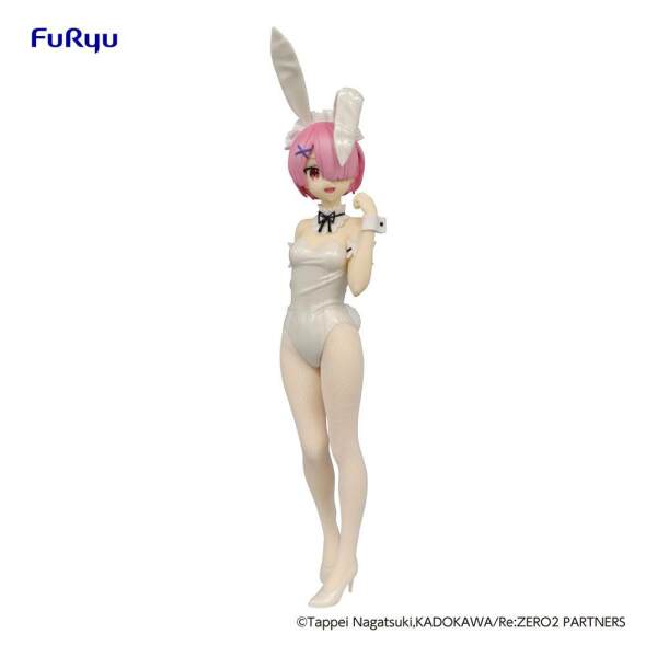 Estatua Ram Re:Zero - Starting Life in Another World PVC BiCute Bunnies White Pearl Color Ver. 30 cm Furyu - Collector4U.com