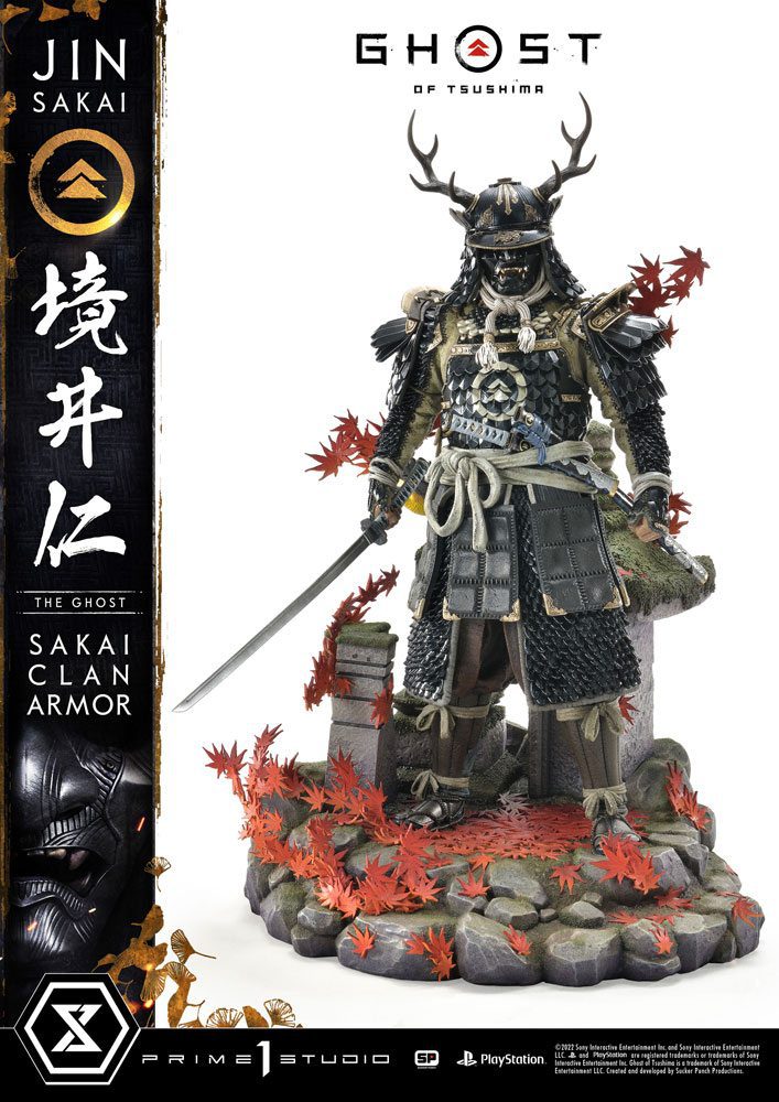 Estatua Sakai Clan Armor Regular Version Ghost of Tsushima 1/4 60cm Prime 1 Studios