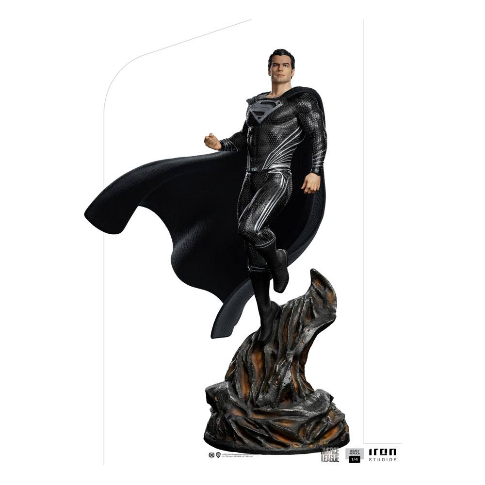 Estatua Superman Black Suit Zack Snyder’s Justice League Art Scale 1/4 69 cm Iron Studios