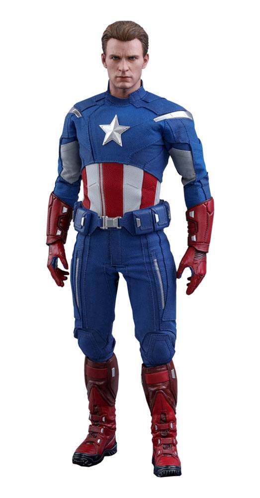 Figura Capitán América 2012 Version Vengadores: Endgame Movie Masterpiece 1/6 30cm Hot Toys
