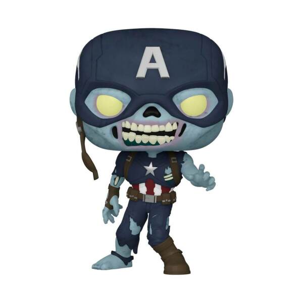 Funko Zombie Capitán América Exclusive ¿Qué pasaría si...? POP! Animation Vinyl 9cm - Collector4U.com