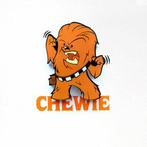 Mini Lámpara Chewie Star Wars Infantil 3DLIGHTFX - Collector4u.com