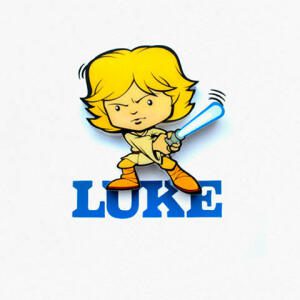 Mini Lámpara Luke Star Wars Infantil 3DLIGHTFX - Collector4u.com